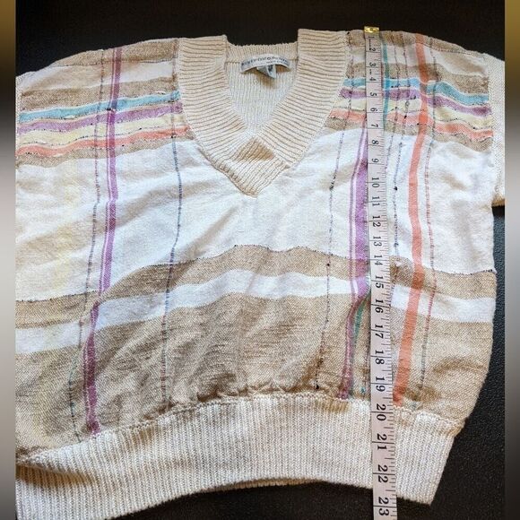 Vintage Tony Lambert Collections Sweater Oversized Knit Preppy Pullover Small - Picture 6 of 13